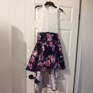 Kids high/low formal dress